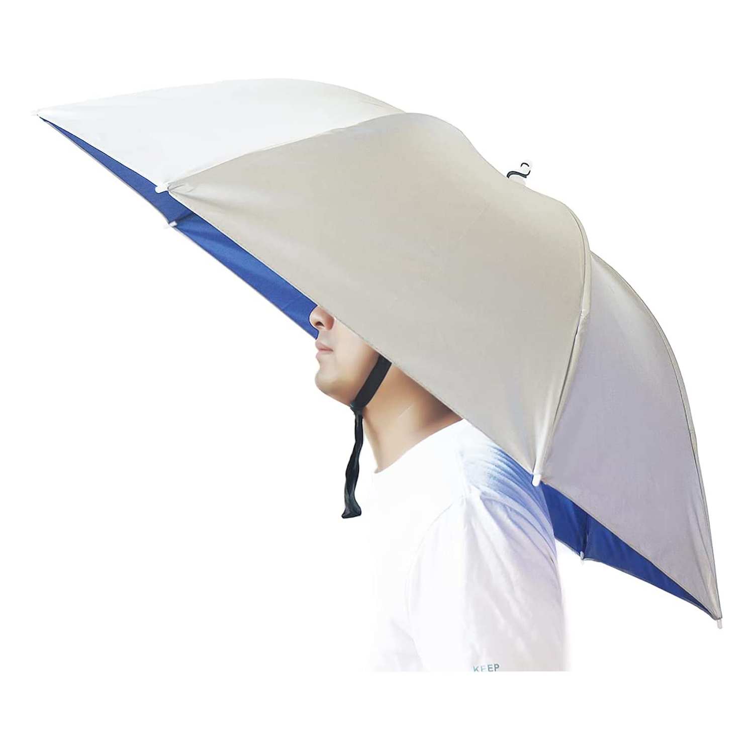Hands Free Foldable Anti Uv Adjustable Umbrella Suitable - Temu