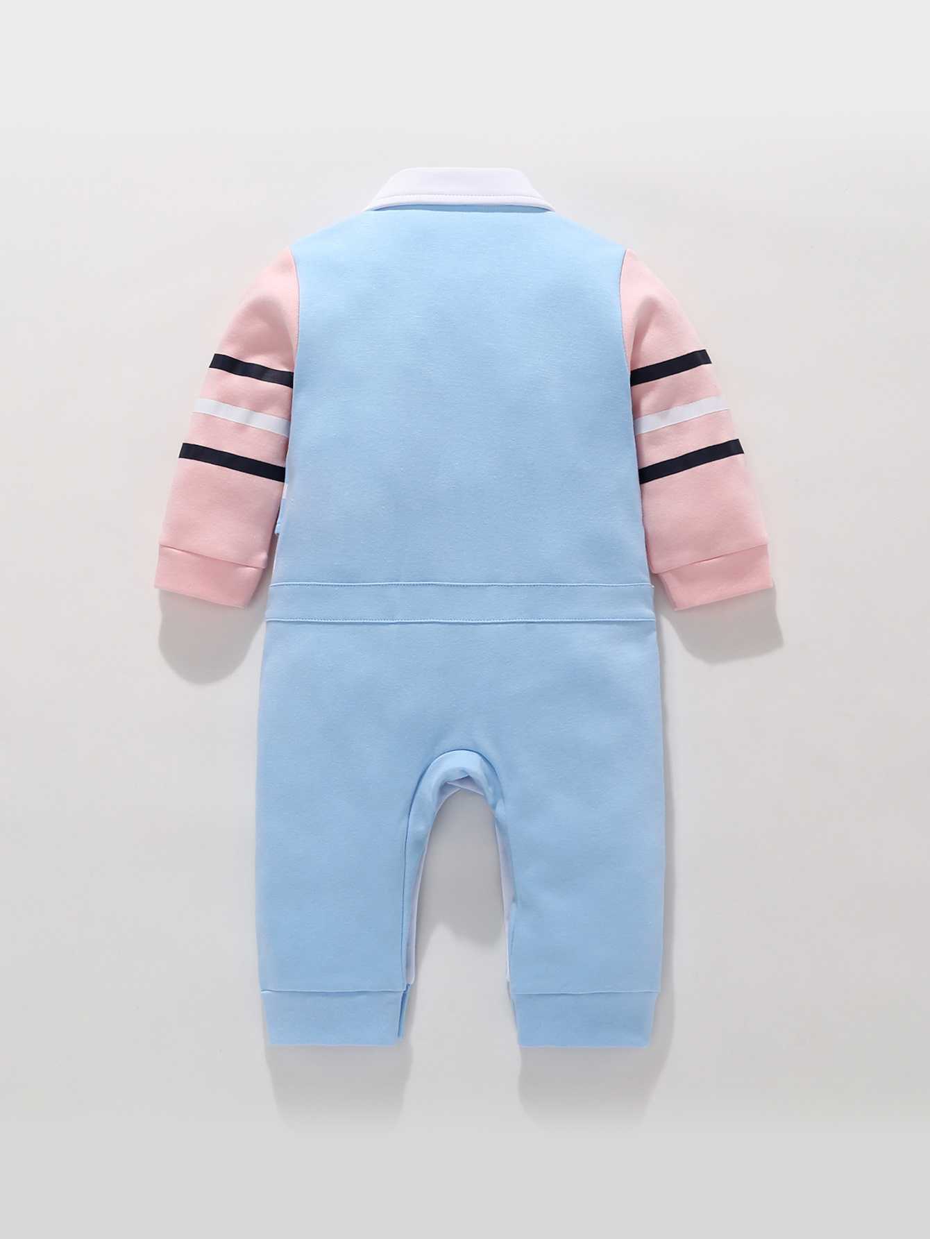 Baby Boy Gentleman Outfits Long Sleeve Button Shirts With Bowtie Suspender Pants Set Kids - View #4