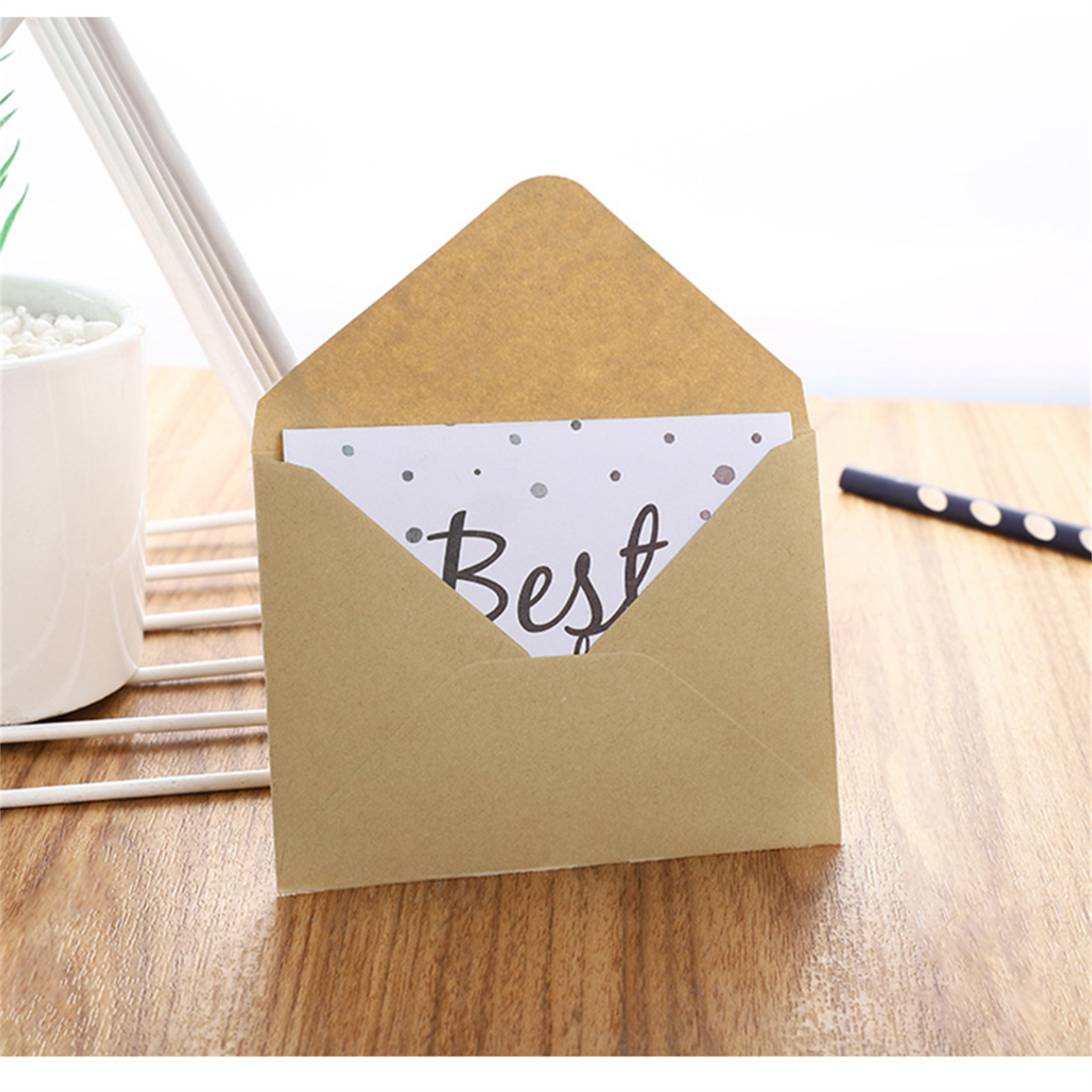 50PCS Kraft Small Coin Envelopes Self Adhesive Kraft Seed Envelopes Mini  Parts Small Items Storage Packets