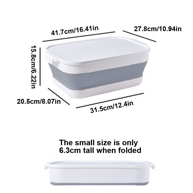 Plastic Storage Box Foldable With Cover Finishing Box Multi - Temu
