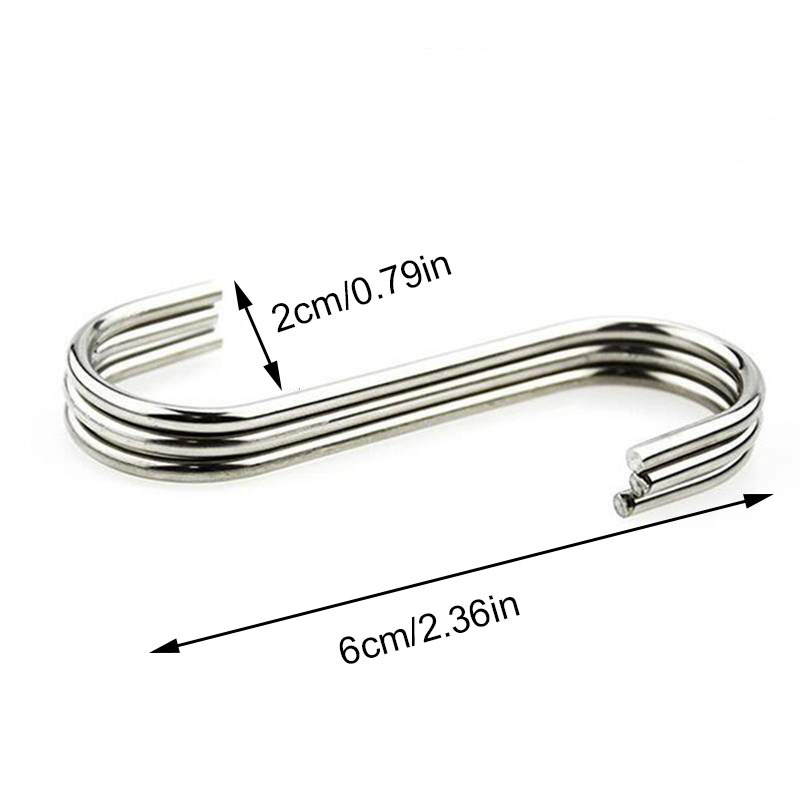 Bag S Shaped Hanging Hooks Stainless Steel Hook Clasp - Temu