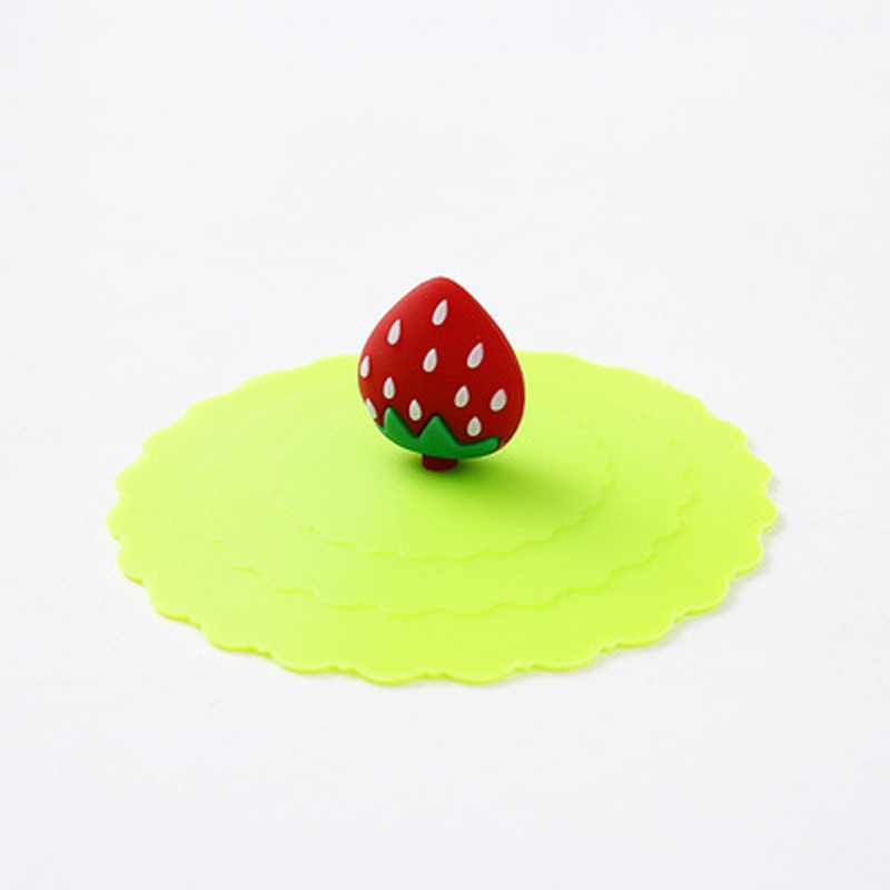 Creative Silicone Cup Cover Leak proof Dustproof Ceramic Tea - Temu