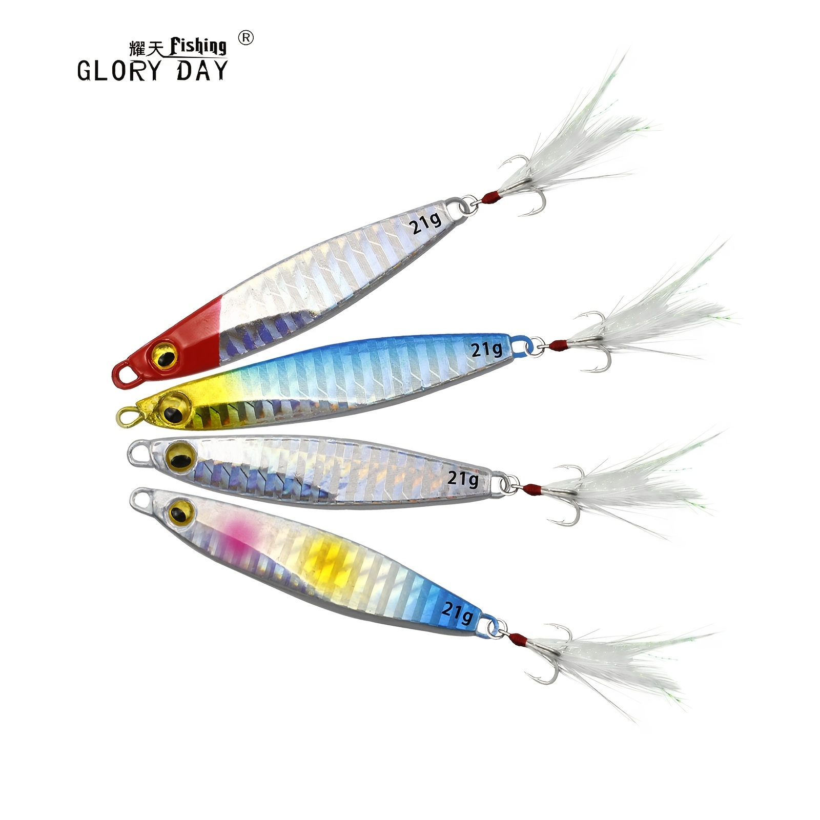 Glory Day Fishing Lure: Sequin Feather Tail For Outdoor - Temu Germany