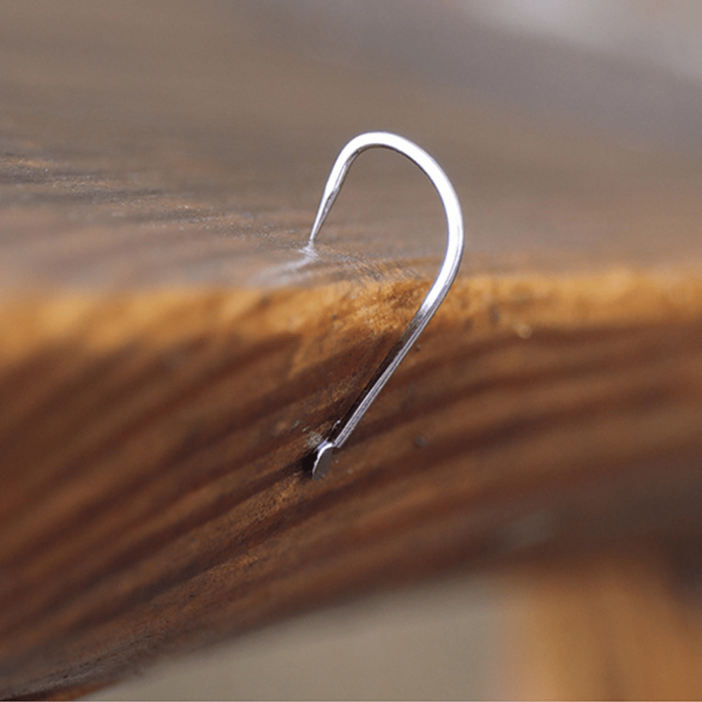Fishing Hooks Barbed Thin Strip Long Handle Hooks Small - Temu