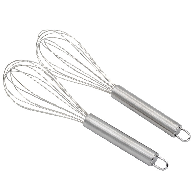 Dropship 1pc Stainless Steel Whisk; Cooking Mixer; Whisk For Blending;  Beating And Stirring; Enhanced Version Balloon Wire Whisk; Kitchen Gadget;  8in/10in/12in to Sell Online at a Lower Price