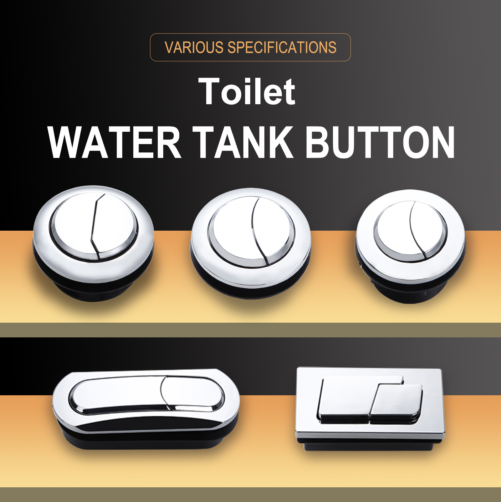 Toilet Tank Dual Flush Button Replacement Push Button Toilet Tank
