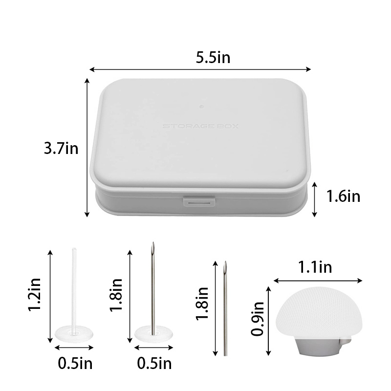 Clip per piumone 16set, materiale in tessuto morbido Chiusure a spillo a  doppia faccia - Bianco