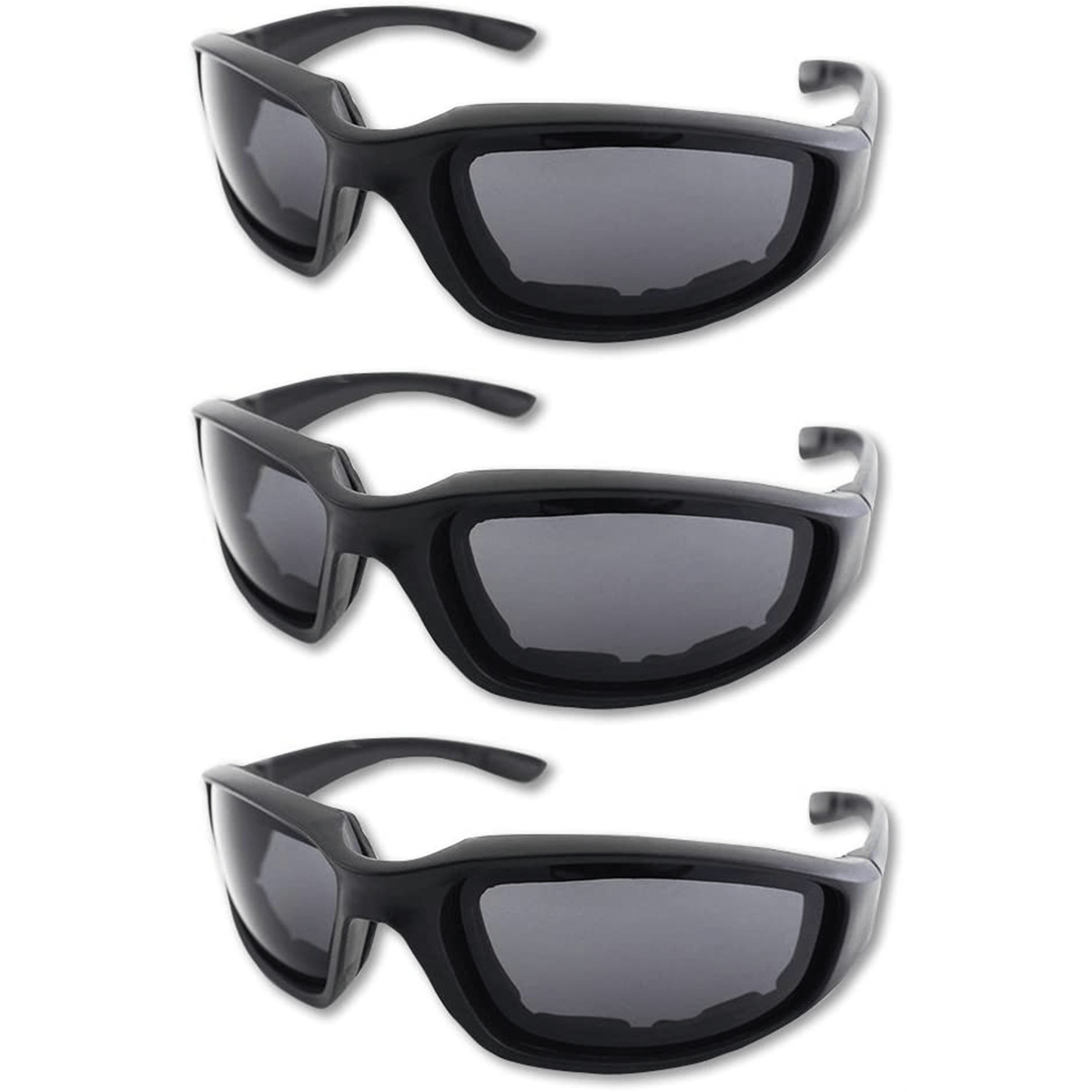 3 Pairs Motorcycle Riding Glasses Padded Goggles Uv Protection Dustproof  Windproof Motorcycle Sunglasses For Outdoor Motorcycle Riding Glasses, Shop On Temu And start Saving