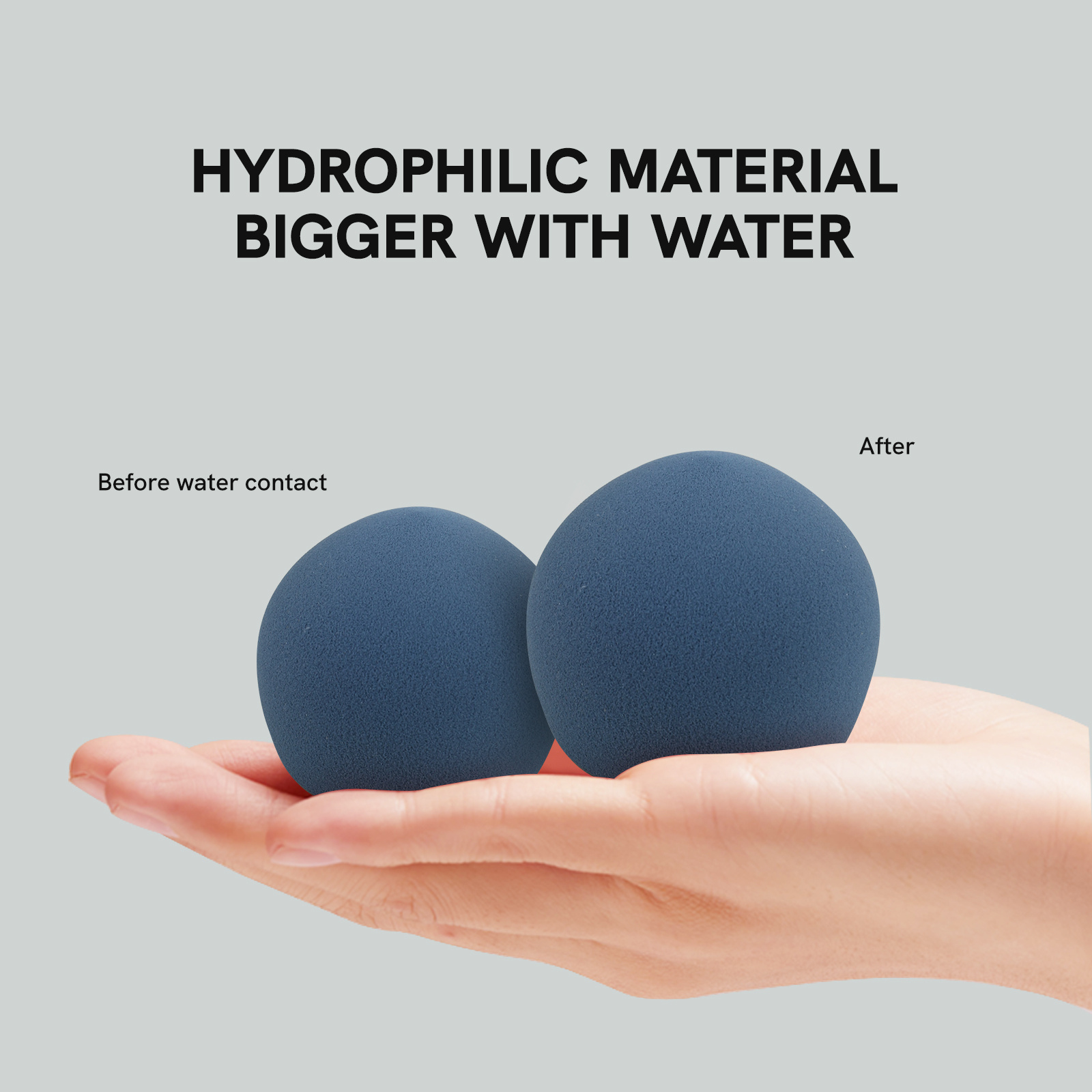 1pc Makeup Sponge With Storage Box Makeup Sponges For Temu