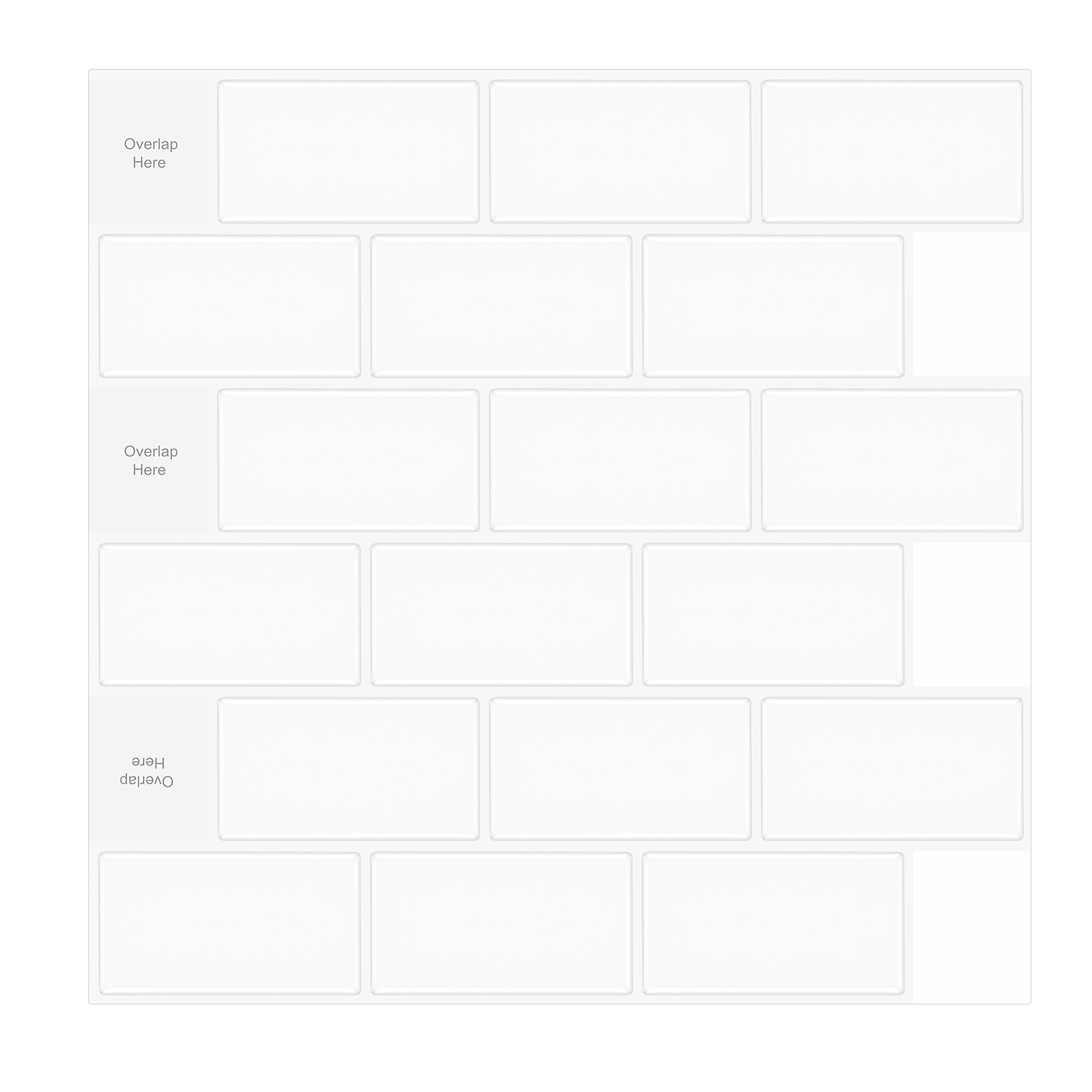 1pc Kitchen Tile Backsplash Tile Sticker Peel And Stick Kitchen 