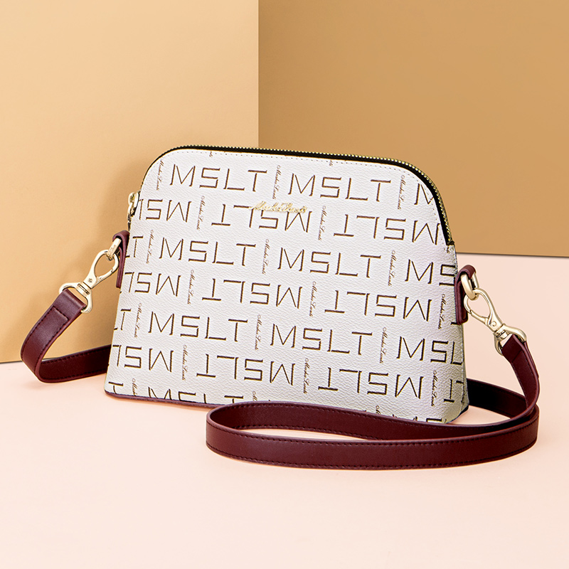 Letter Graphic Shell Handbags, Vintage Faux Leather Crossbody Bag, Women's  Mini Dome Purse With Zipper - Temu Austria