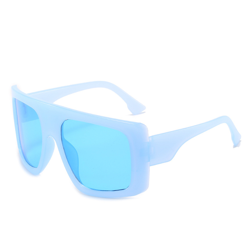 Oversized Square Frame Sunglasses UV Protection Shades For Women