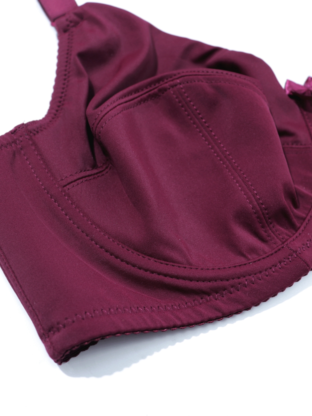 Full Coverage Extra Support Sports Soft Padded Bra- Maroon