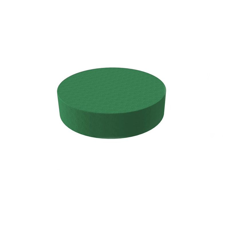 1pc 7.87in Round Floral Foam Blocks, Green Foam Block, Diy Dry Floral