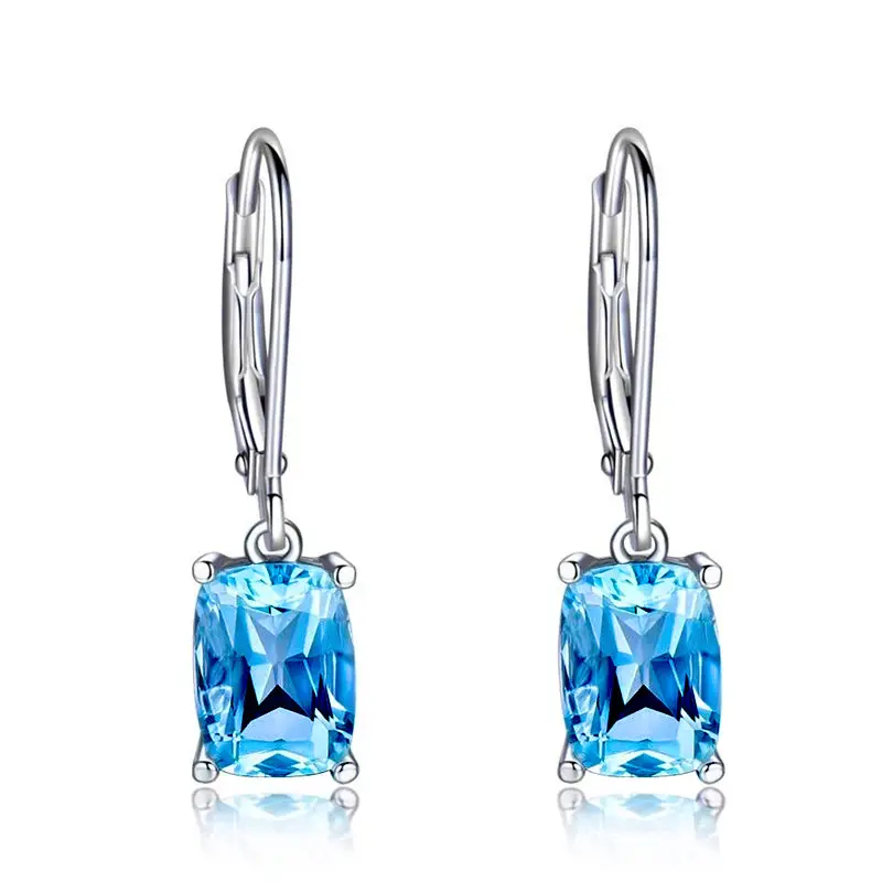 zircon drop earrings dangle earrings for women womens elegant jewelry womens accessories details 1