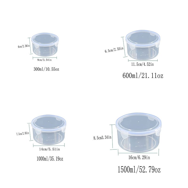 Round Plastic Containers, Round Plastic Food Containers, Plastic Food  Storage Containers, Airtight Plastic Containers, Printed Airtight Plastic  Containers, Plastic Box for Biscuits, Tea/Coffee/Sugar Box