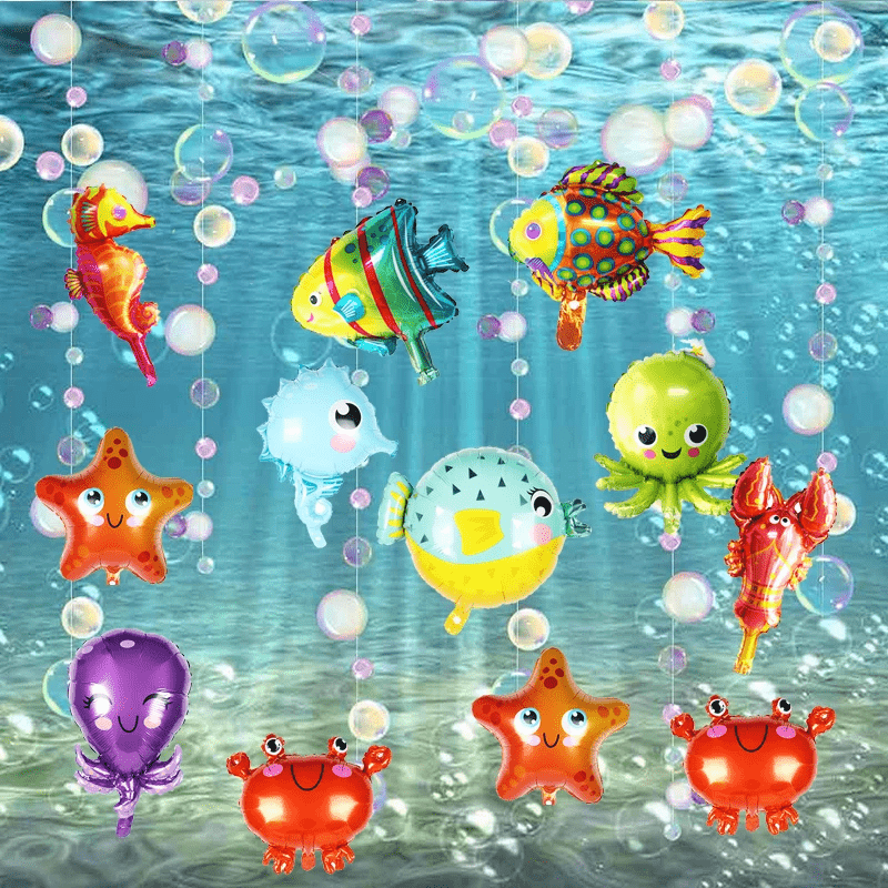 

5pcs 16 Inch Mini Cute Marine Animals Aluminum Balloon Random Dispatch Easter Gift Eid Al-adha Mubarak