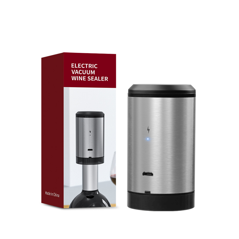 1 Tappo Per Vino Sottovuoto Elettrico, Mini Pompa Sottovuoto Automatica In  Acciaio Inossidabile, Batteria Al Litio Ricaricabile Tramite Usb, Tappi Di  Chiusura Per Coperchio Mentale, Tappo Per Bottiglia Per Mantenere Fresco,  Accessori