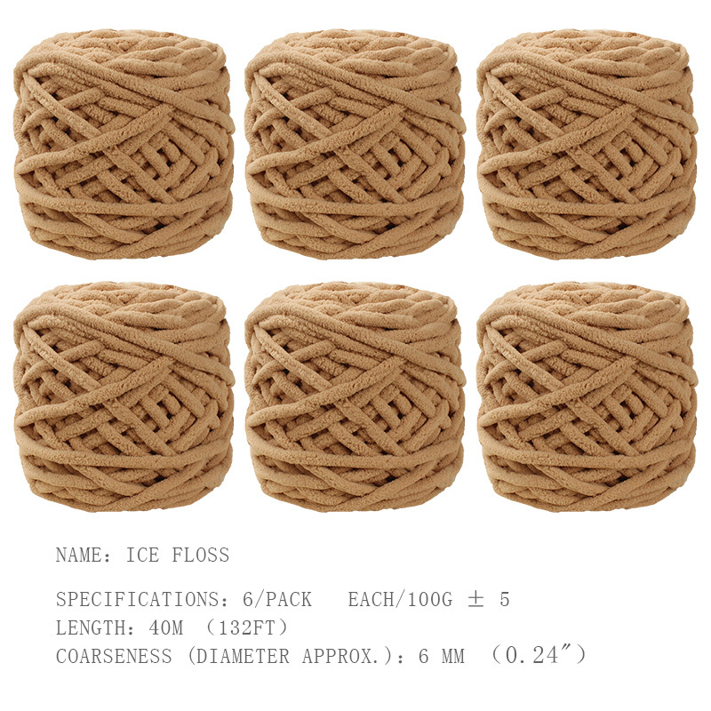 Knit Yarn With Bear Accessories Set Soft Warm Yarn For - Temu