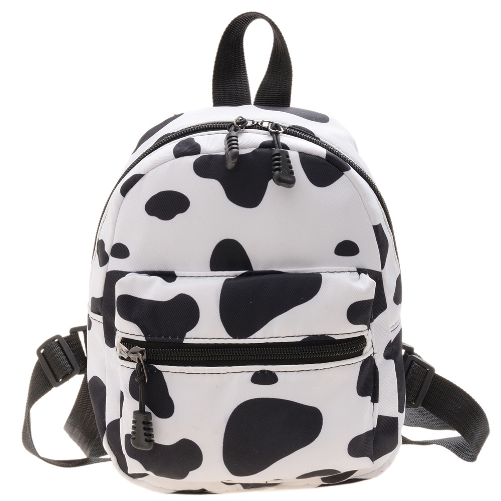 Animal Print Nylon Backpack Women's Fashion Multi Zipper - Temu
