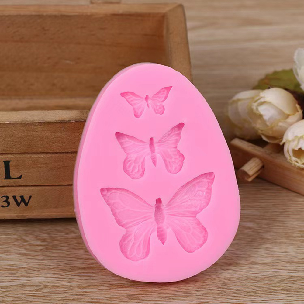 Large Medium And Small Butterfly Shaped Silicone Mold - Temu