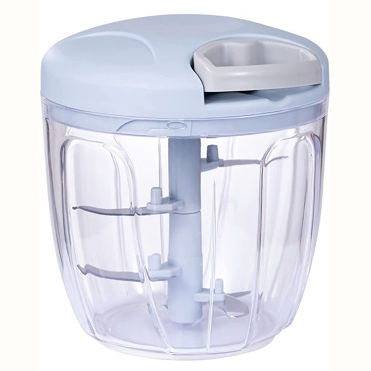 900ML Garlic Chopper Manual Rotate Vegetable Cutter Chopper Slicer