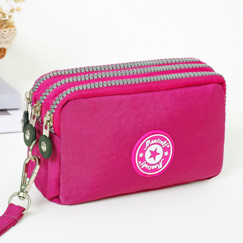 Compact Zipper Wallet – Purse & Clutch