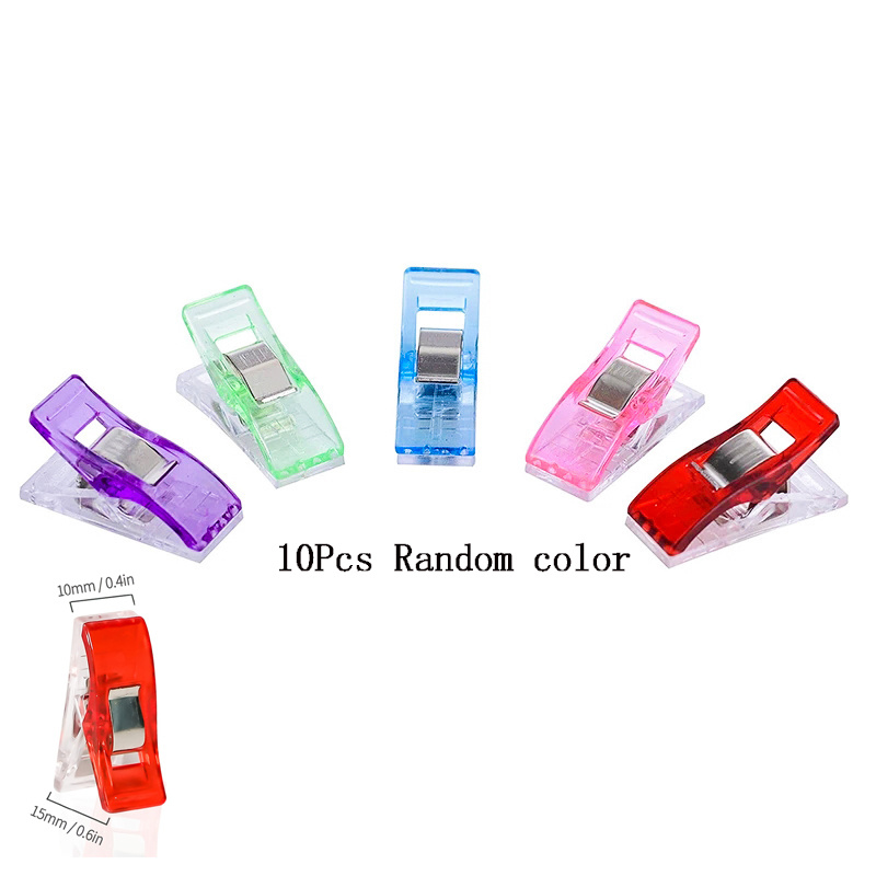 Small Head Plastic Quilting Clips and Sewing Fabric Clips for Office -  China Binding Clip, Plastic Clip