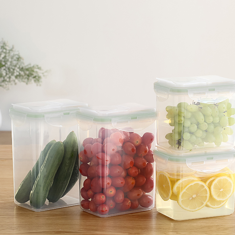 Food Containers Plastic Freezer Container Jars With - Temu