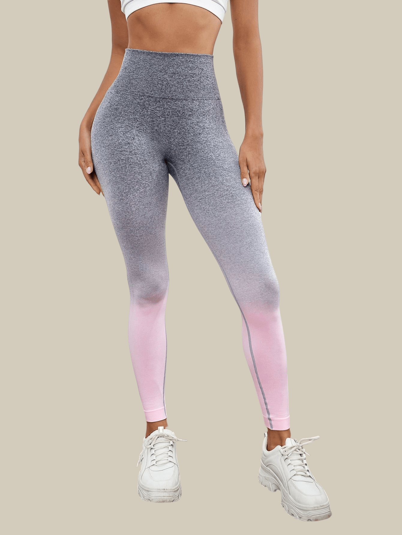 Stretchy Ombre Leggings With Butt Lifting Womens Activewear For Fitness And Sports | Today's Best Daily Deals | Temu Belgium