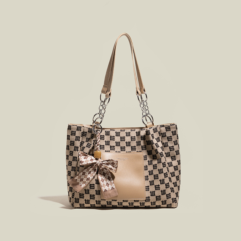 Louis Vuitton Tote Bag With Scarf Pattern