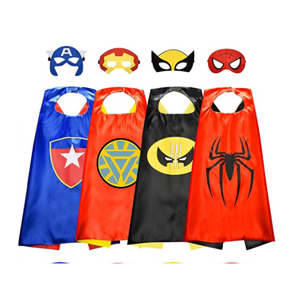 GREAHWD Capas superheroes niños, disfraz superheroe regalo niño 3