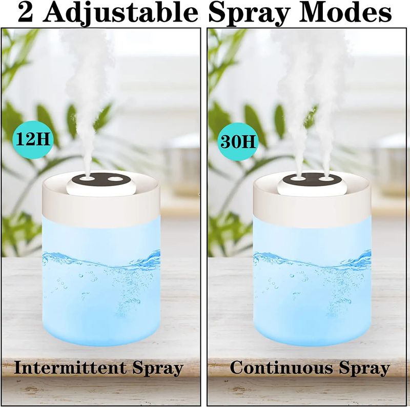 4L Large-capacity Home Humidifier Mute Bedroom Office Air-conditioned Room Double Nozzle Large Fog Volume Air Purification Aromatherapy Machine details 8