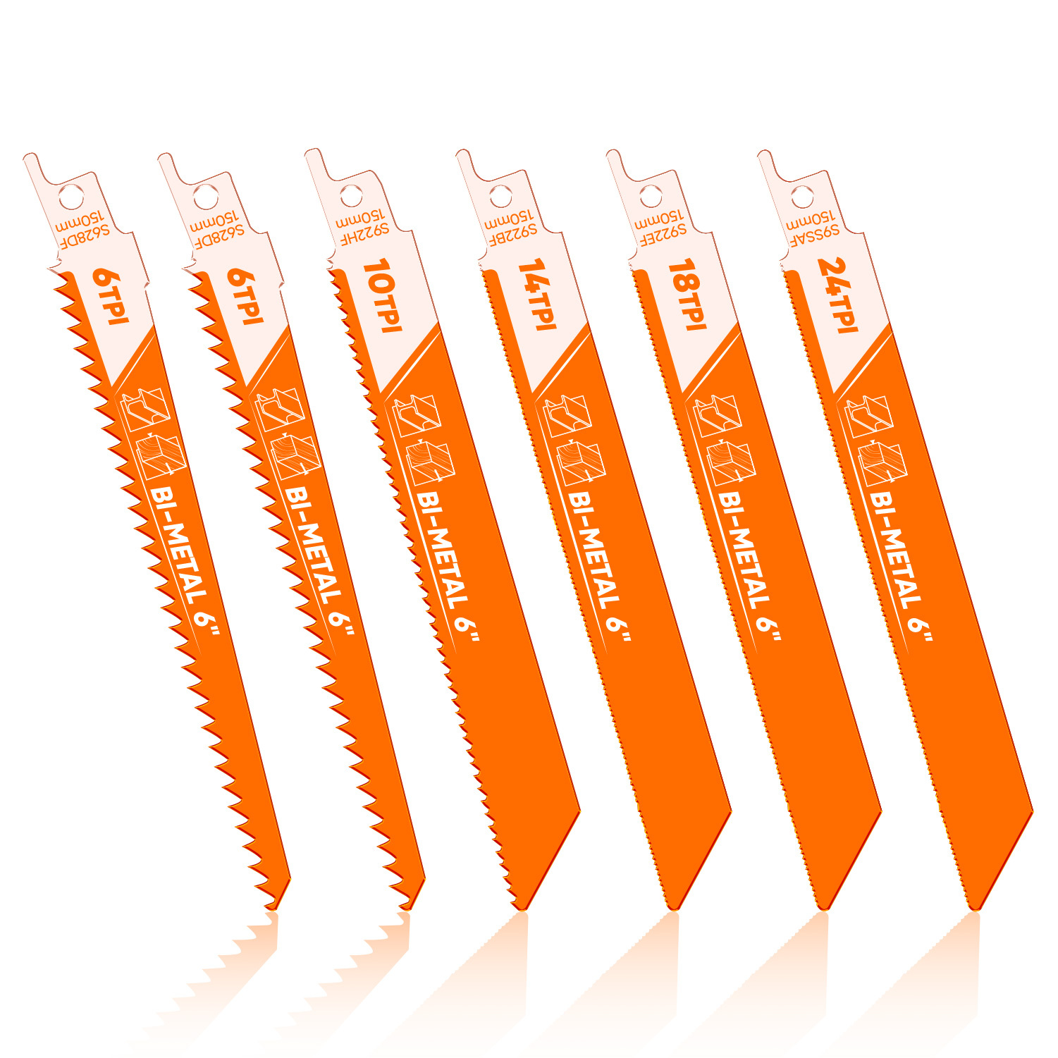 Reciprocating Saw Blades Blades Wood Metal Cutting Multi Temu