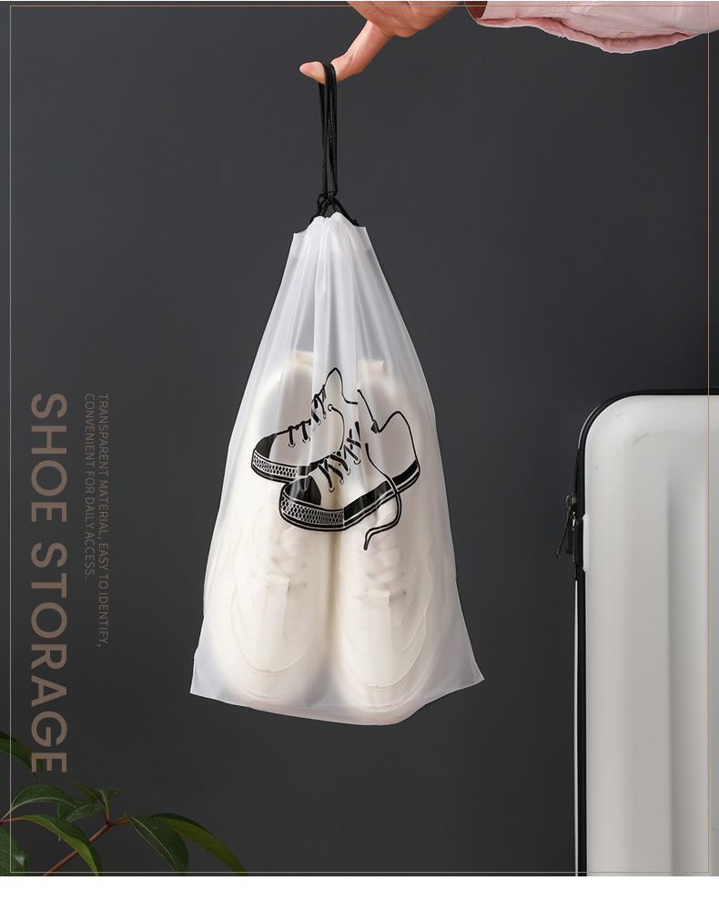 5pcs Travel Transparent Clothes Storage Bags Vacuum Bags for Shoes