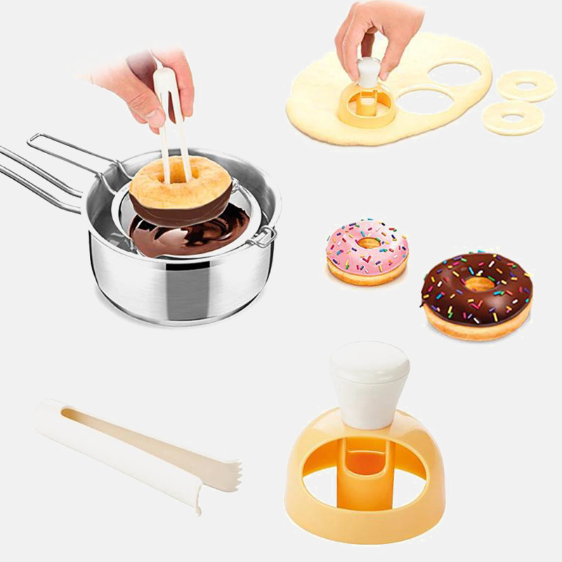 1ta shirinliklar noni patisserie pechka pishirish asboblari oziq-ovqat pechenye pirojnoe donat qolip oshxona kesgich donat tayyorlash uchun qolip tafsilotlar 4