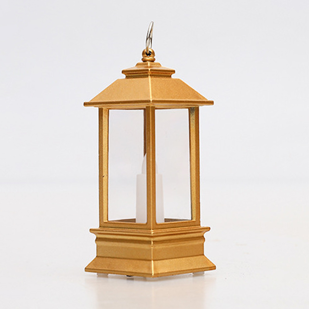 Mini Led Vintage Lanterns Bulk Battery Operated Bronze Hanging Lanterns For Christmas, Wedding