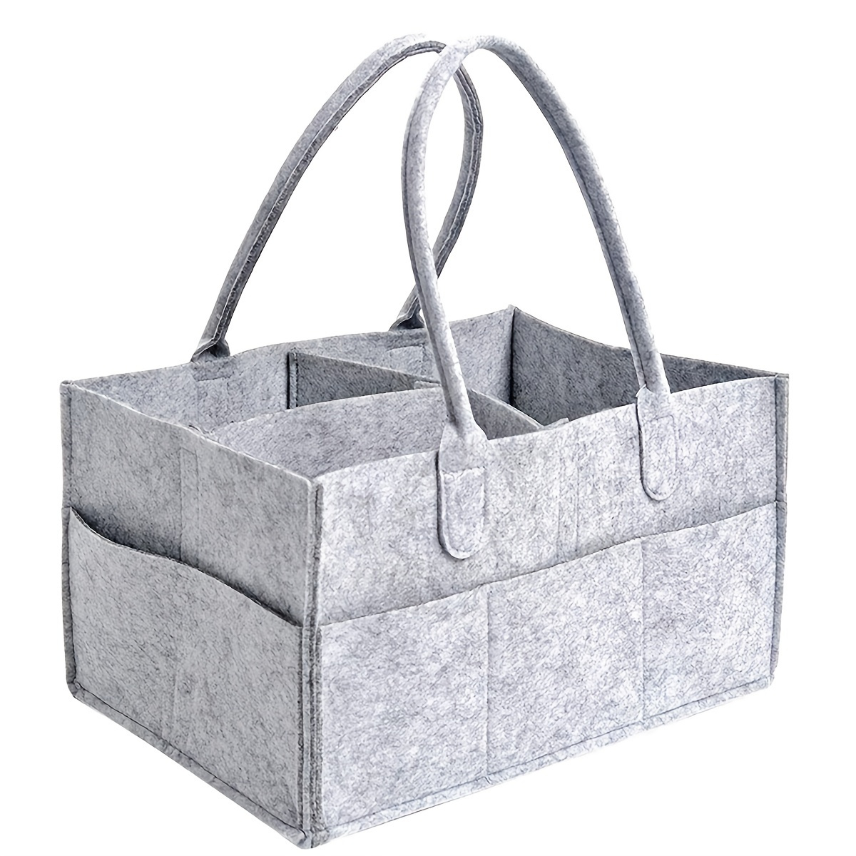 Organize Your Baby's Diapers, Nursery, Car & More with this Gray Nursery Storage Box! Christmas, Halloween, Thanksgiving Day Gift