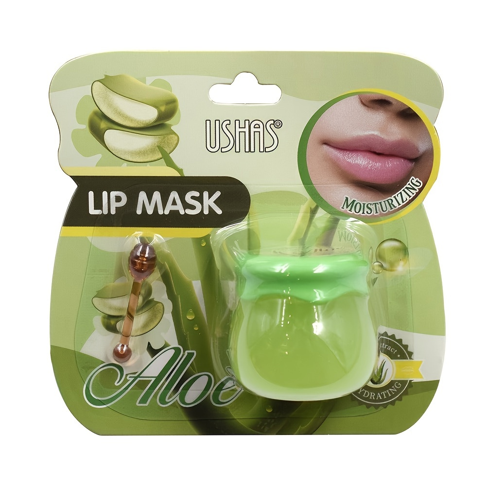 Aloe Vera Transparent Lip Mask Lip Gel Lip Care Moisture Lip Balm 