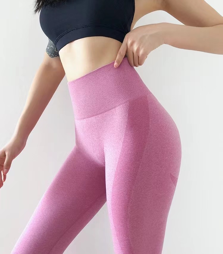 Atomic Mall  SEXY PINK LOW RISE YOGA PANTS!! BELLY BARING, CUTE