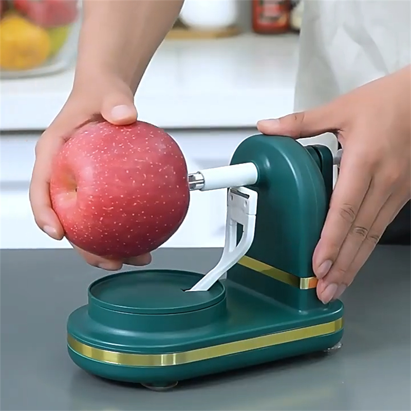 Electric Potato Peeler 2-Blades Automatic Rotating Fruits