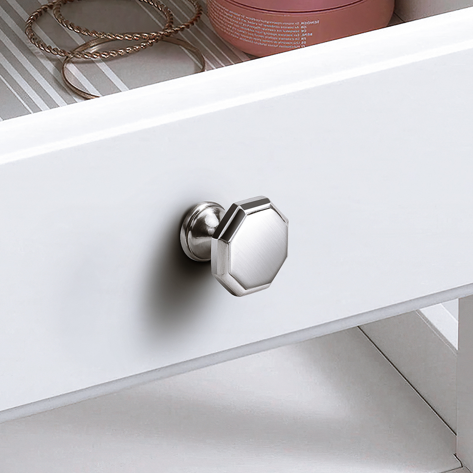 1pc Knobs Zinc Alloy Solid Pulls For Kitchen Cupboard