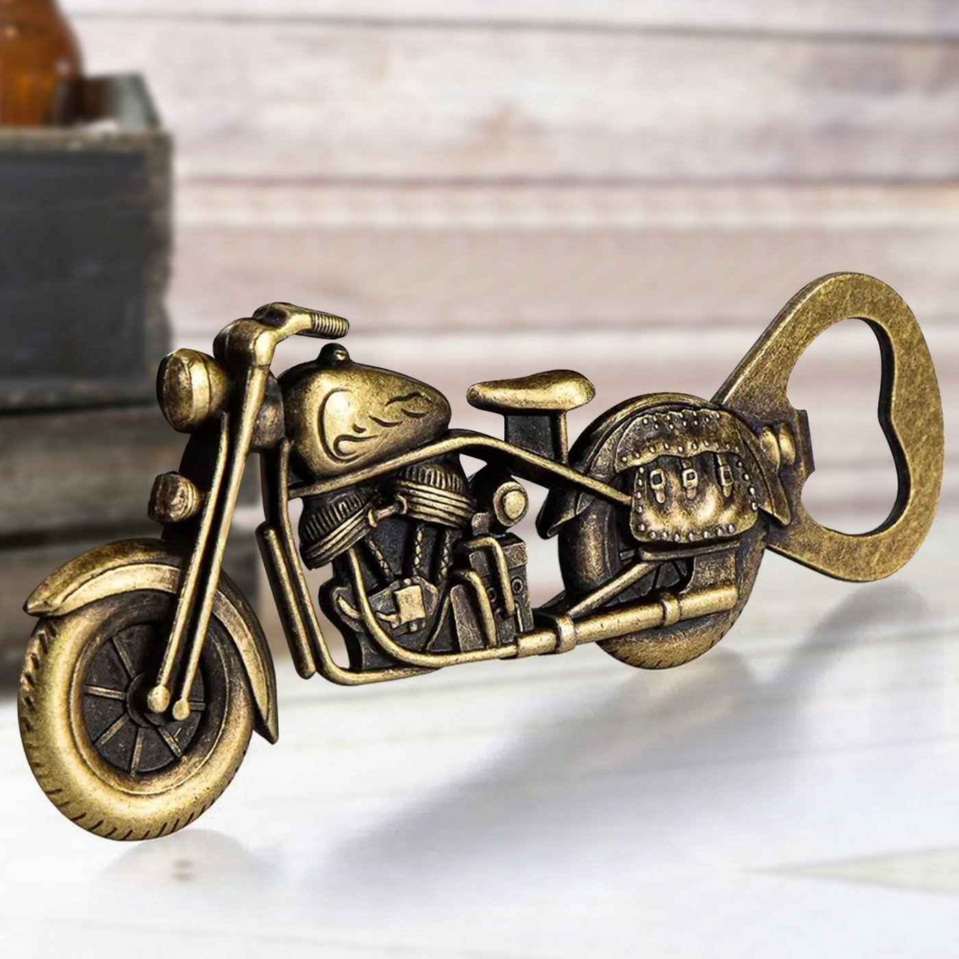 Motorcycle Beer Gifts for Men Unique: Mens Gifts for Christmas Useful White  Elephant Gifts for Adults Funny Beer Bottle Opener Cool Gifts for Dad Men