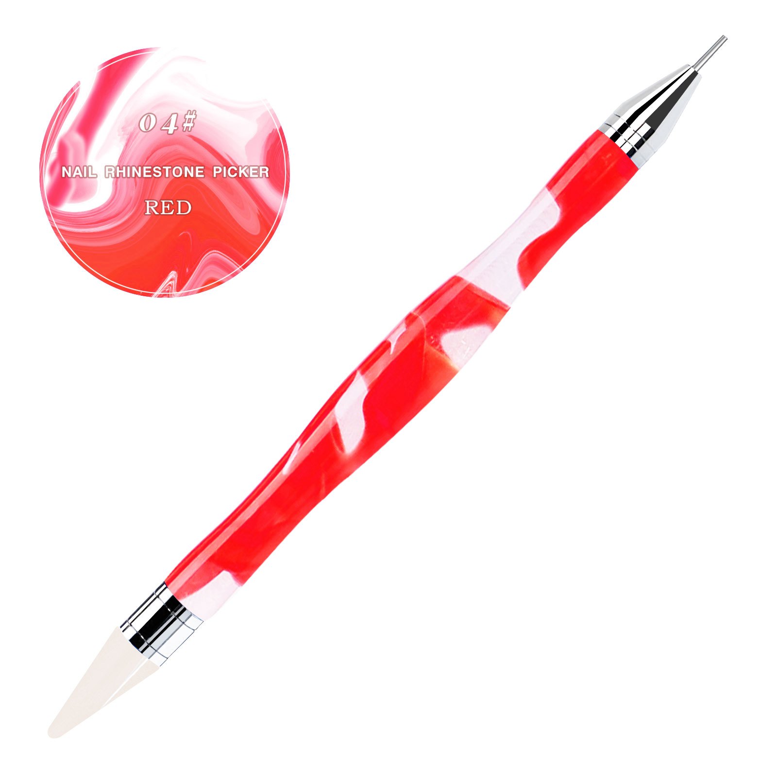 Wax Nail Rhinestone Picker Dotting Pen dual ended Wax Pencil - Temu