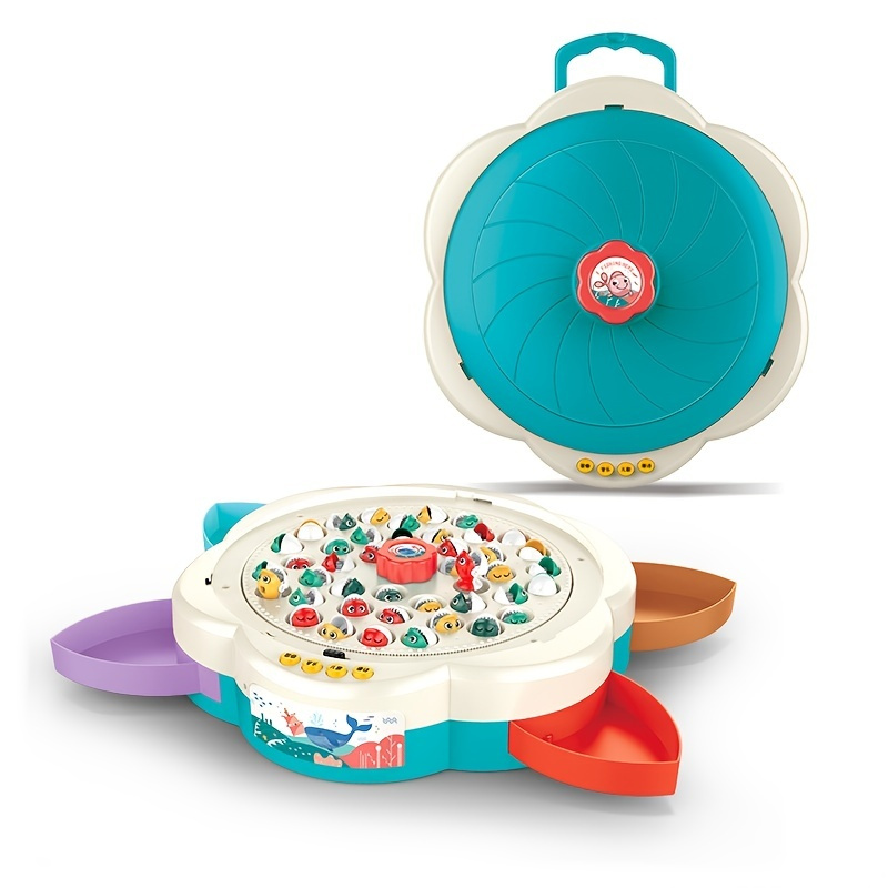 1 Set Of Childrens Fishing Toys Multi Functional Magnetic - Temu