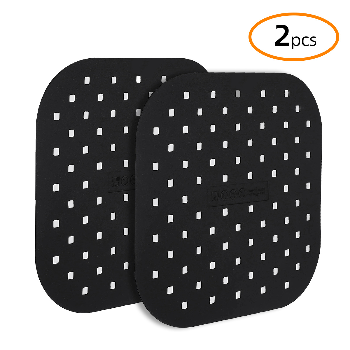 Reusable Air Fryer Silicone Liners, Silicone Air Fryer Liners Mat, Washable  Square Heat Resistant Mat For Air Fryer - Temu