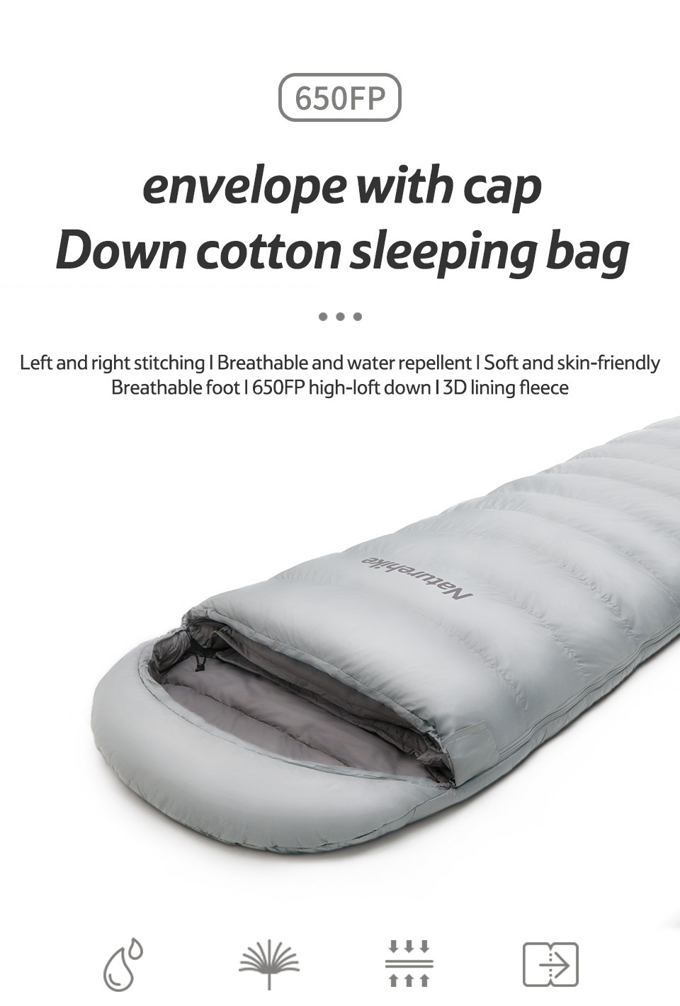 Comprar TOMSHOO Saco de dormir ultraligero para adultos Saco de dormir tipo  sobre para exteriores para acampar en climas cálidos