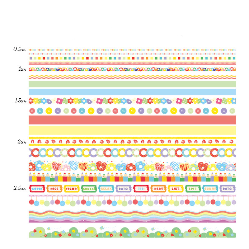 Washi Tape Creative Journal Tape Cute Journal Tape Diy - Temu