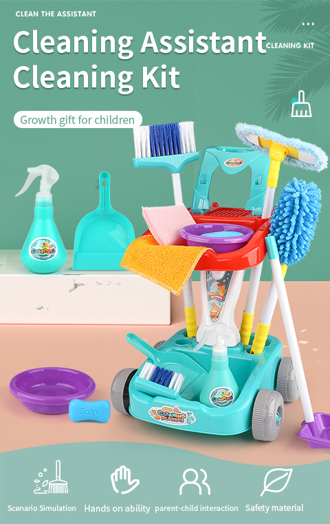 Set de ménage pour enfant - Jouet et kit de ménage enfant