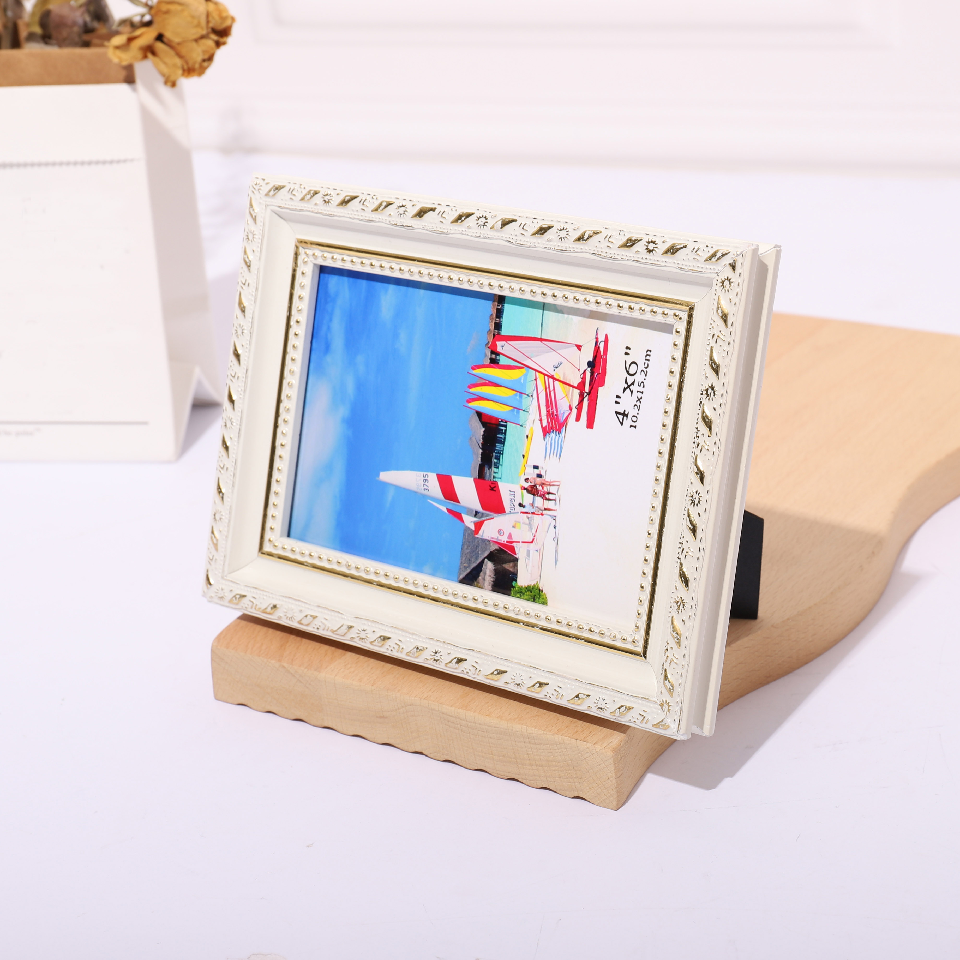 Stylish White Picture Frame Home Office Decor Perfect Temu